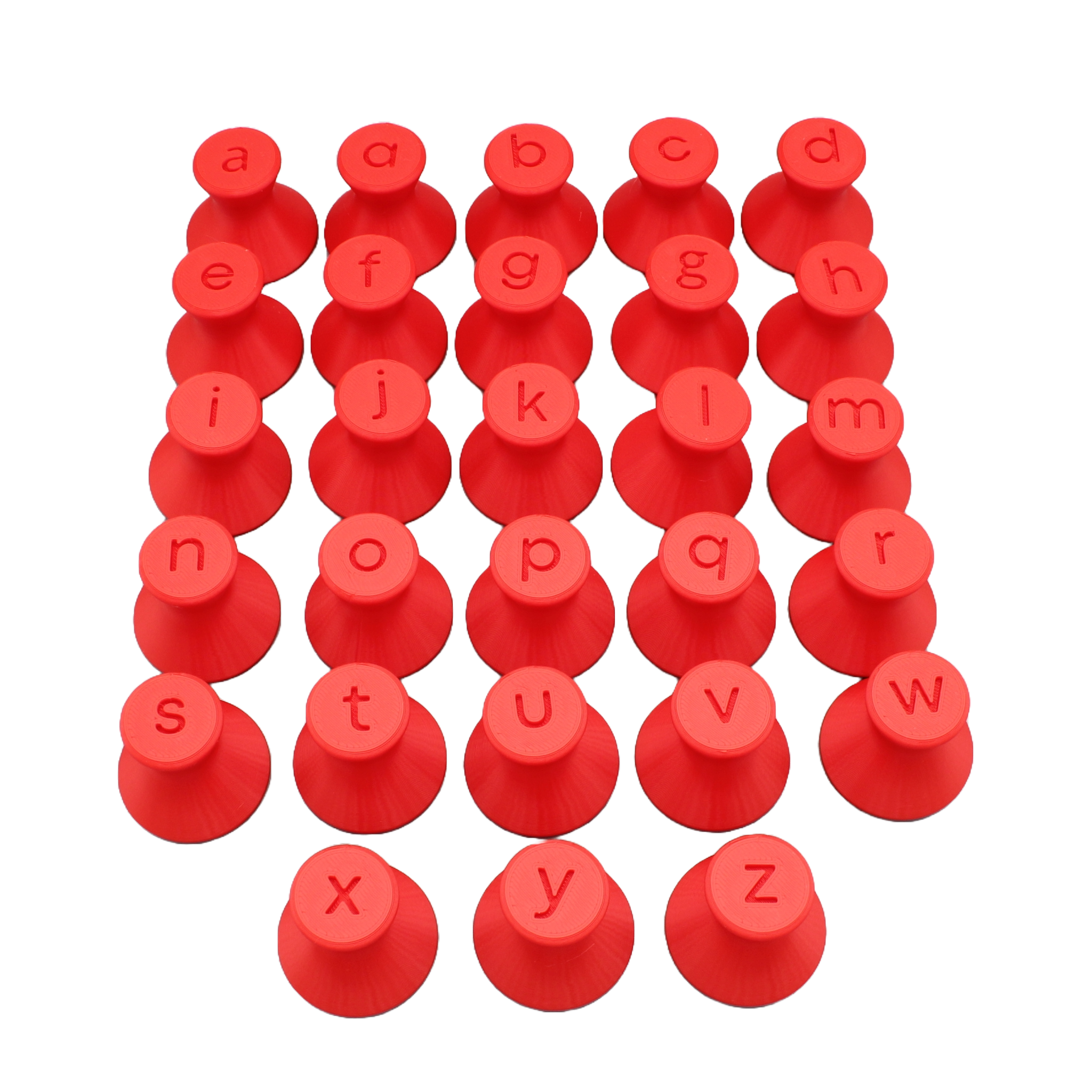 Alfabet Leesletters Stempels