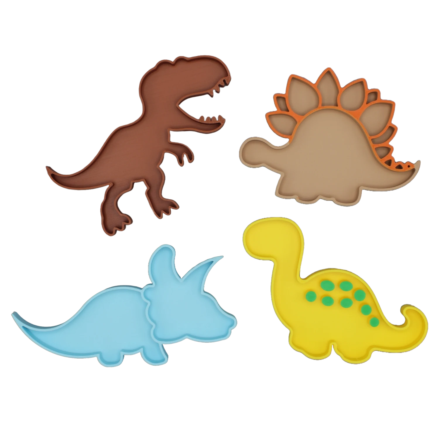 Dino's Vulvormen Set - 3D Prints For Kids